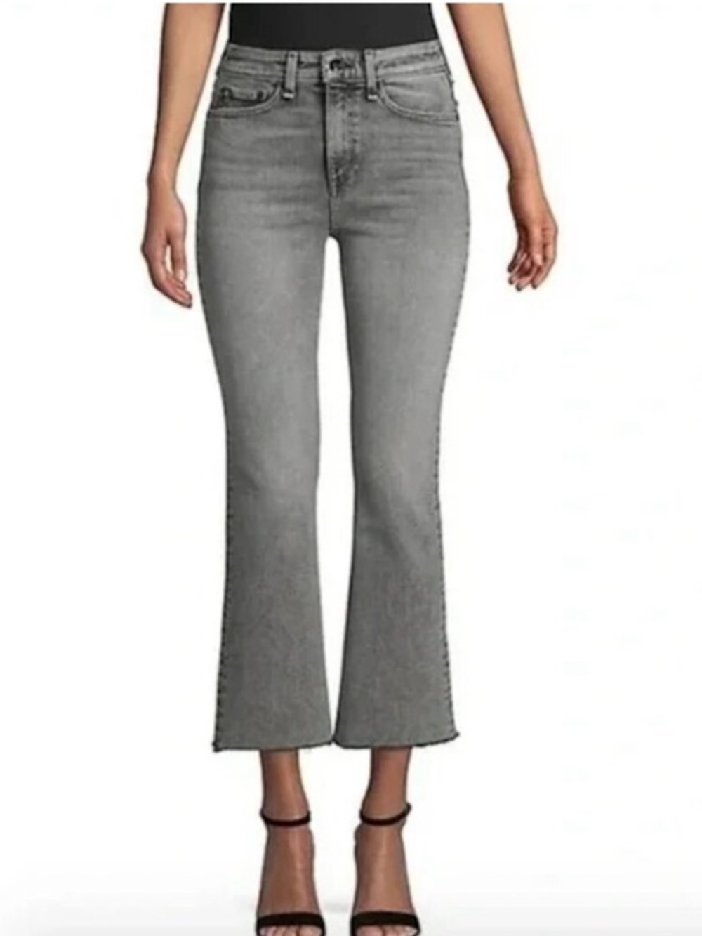 Rag & bone Nina High Rise Ankle Flare Broderick Jeans Size 27